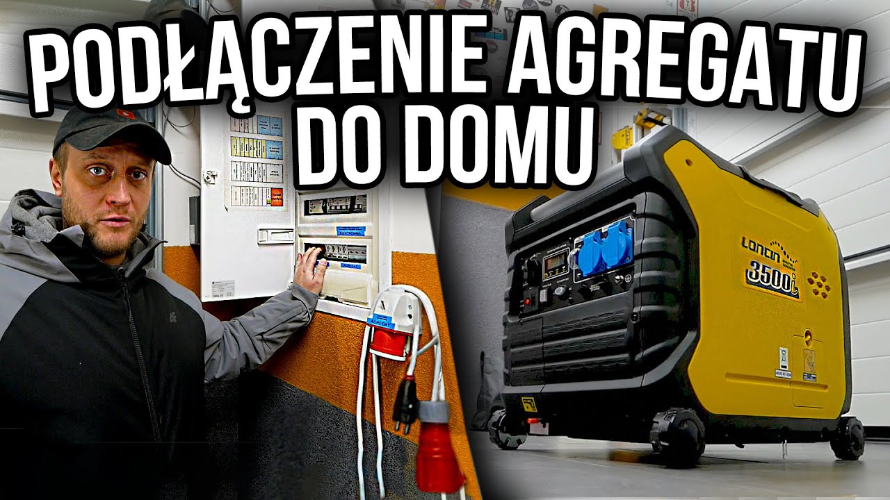 Zasilanie awaryjne domu agregatem KTÓRE DZIAŁA bez akumulatorów instalacja od A do Z, Loncin LC3500I
