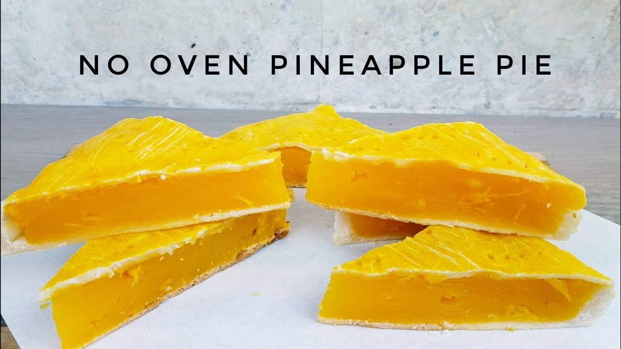 No oven Pineapple Pie Bakery Style | How to make pineapple pie | No oven Pie (without oven recipe)