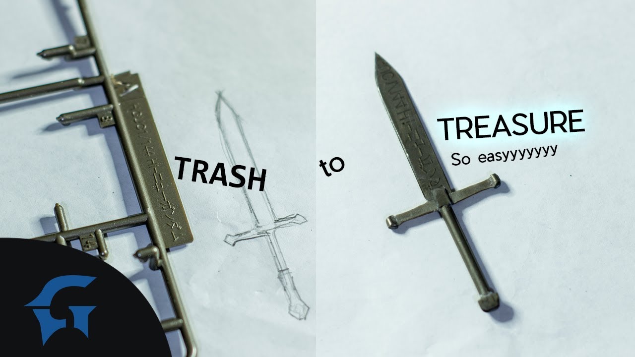 TRASH to TREASURE! Turn your scrap runners into weapons for HG Gunpla [TUTORIAL]