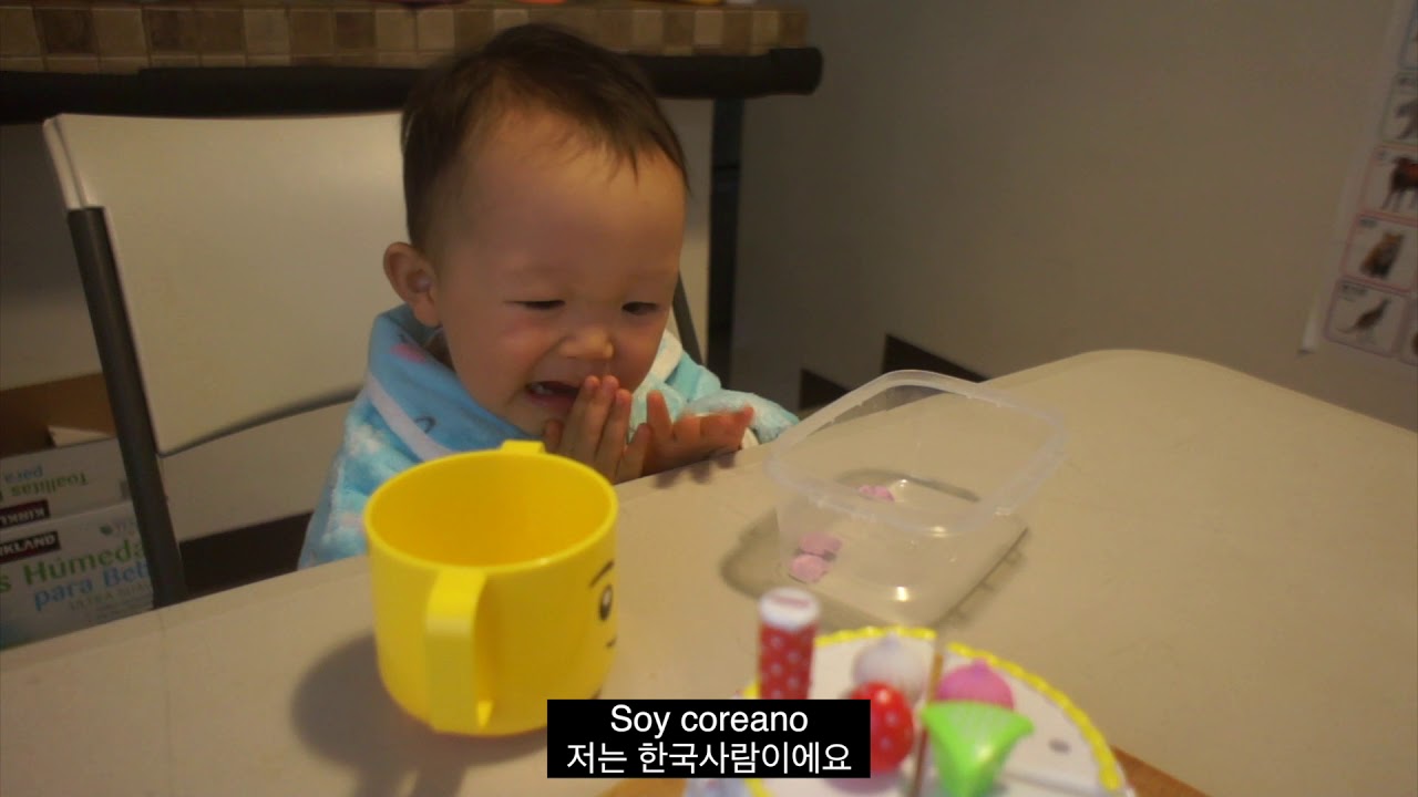 Bebé coreano hablando español 2 (Mejor que el primero!!) l Mamá Coreana