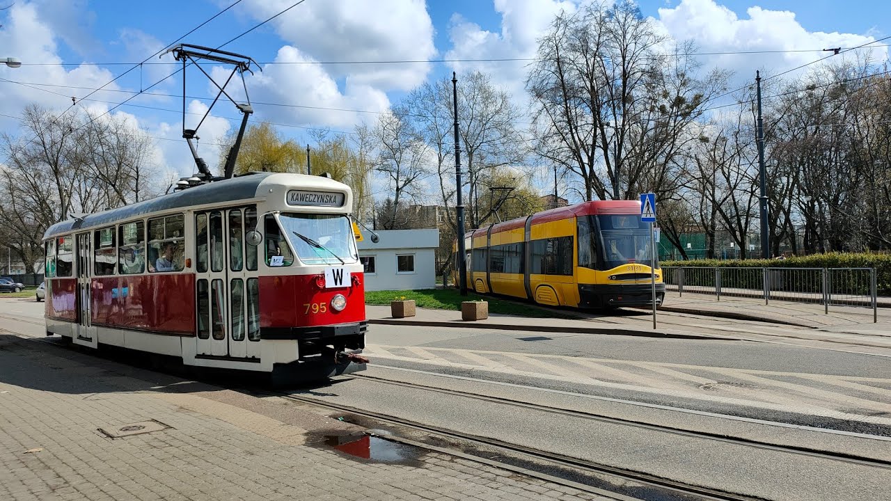 Konstal 13N #795 - Przejazd (linia W - ZTM Warszawa)