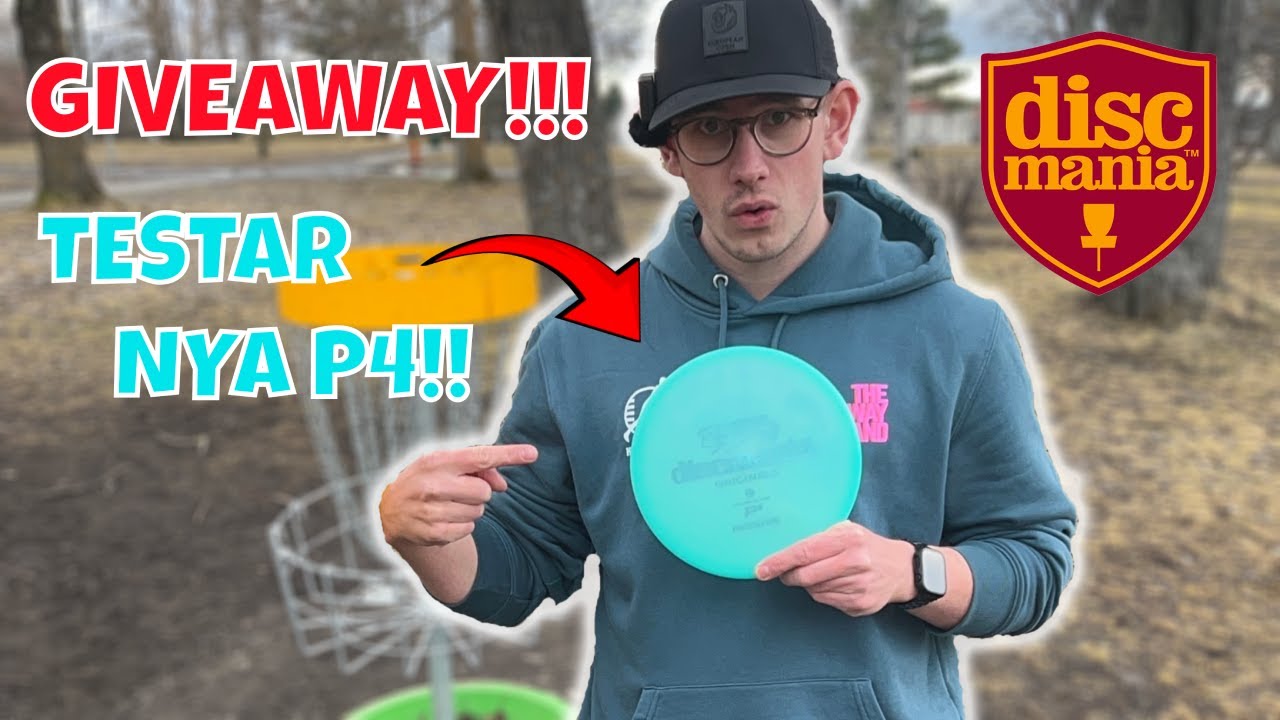 Testar nya Discmania P4!!! Är det bara en Tactic?? + GIVEAWAY!!!!