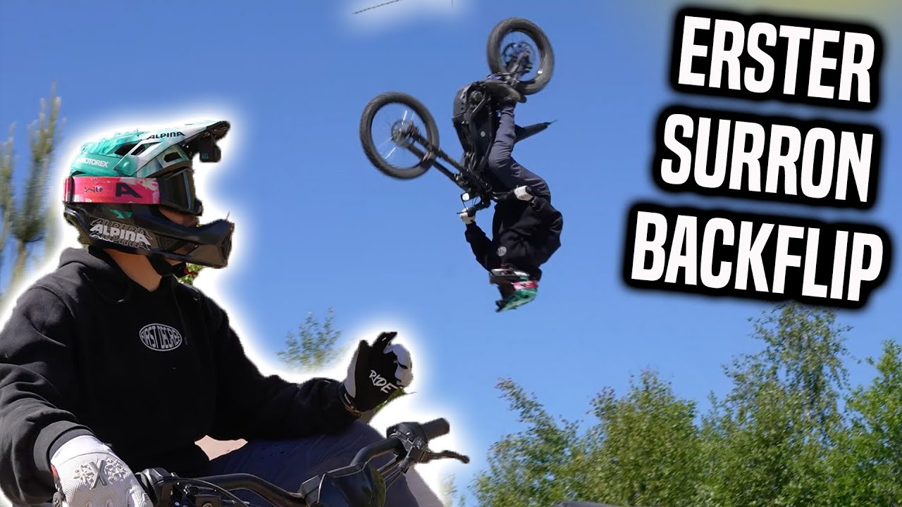 Backflips mit Surron?! Scary E-Moto Challenge