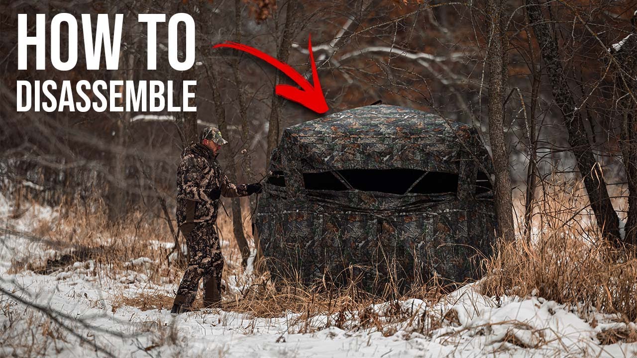 How to Properly Take Down TideWe's See-Through Ground Blind