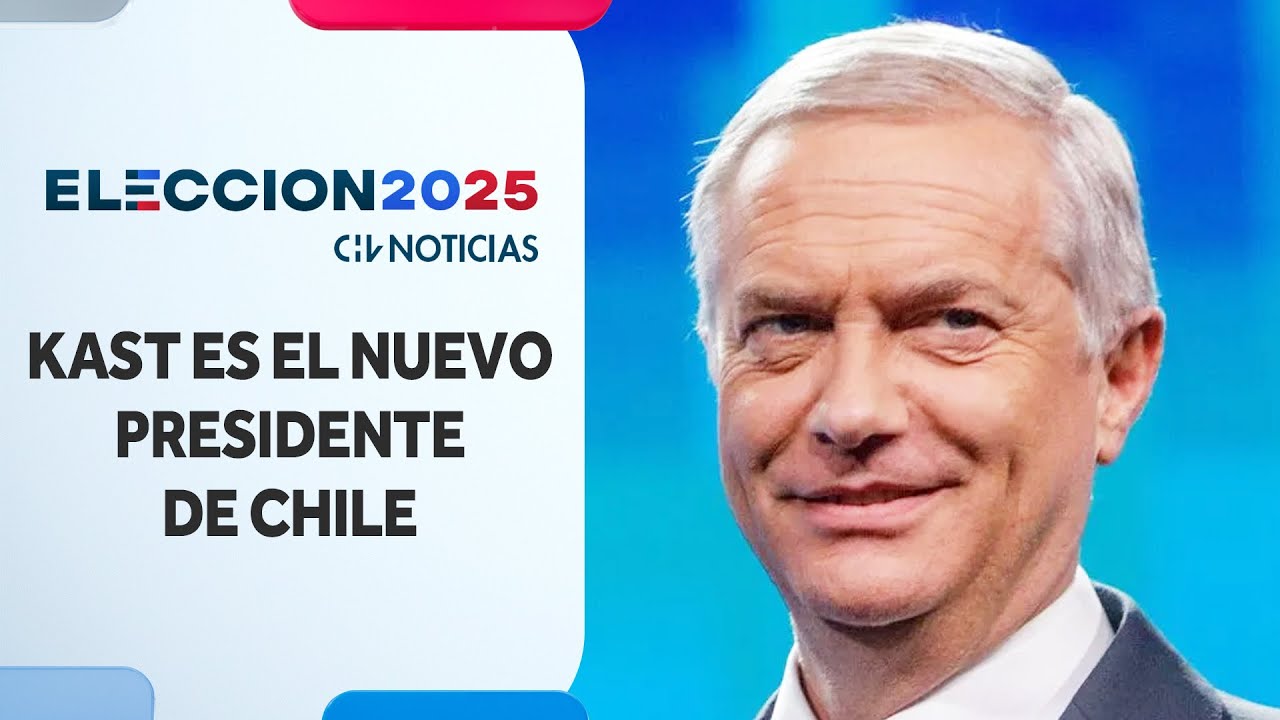 CON MÁS DEL 50%: José Antonio Kast fue elegido presidente en segunda vuelta | Elecciones 2025