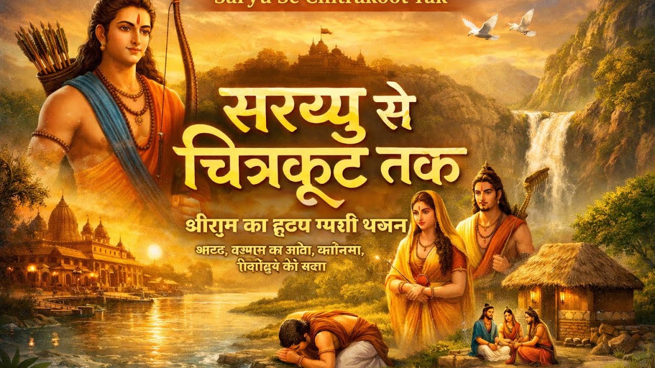 सरयू बोले राम-राम | वनगमन से चित्रकूट तक | New Shri Ram Bhajan #ShriRam#RamBhajan#SitaRam#JaiShriRam