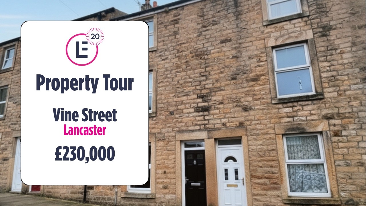 Exquisite stone-built 3 bed terraced house on Vine Street in Lancaster | Property Viewing
