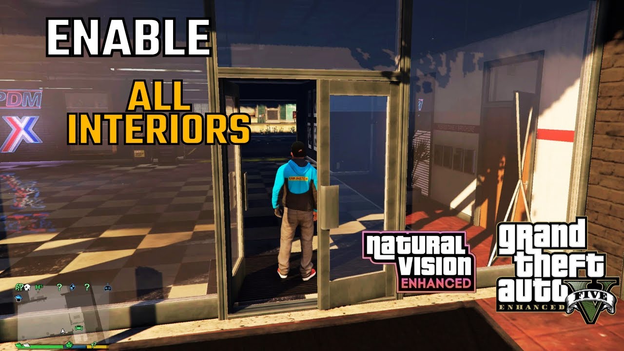 Mod Enable All Interiors para Gta V Enhanced (Habilitar Todos Interiores)