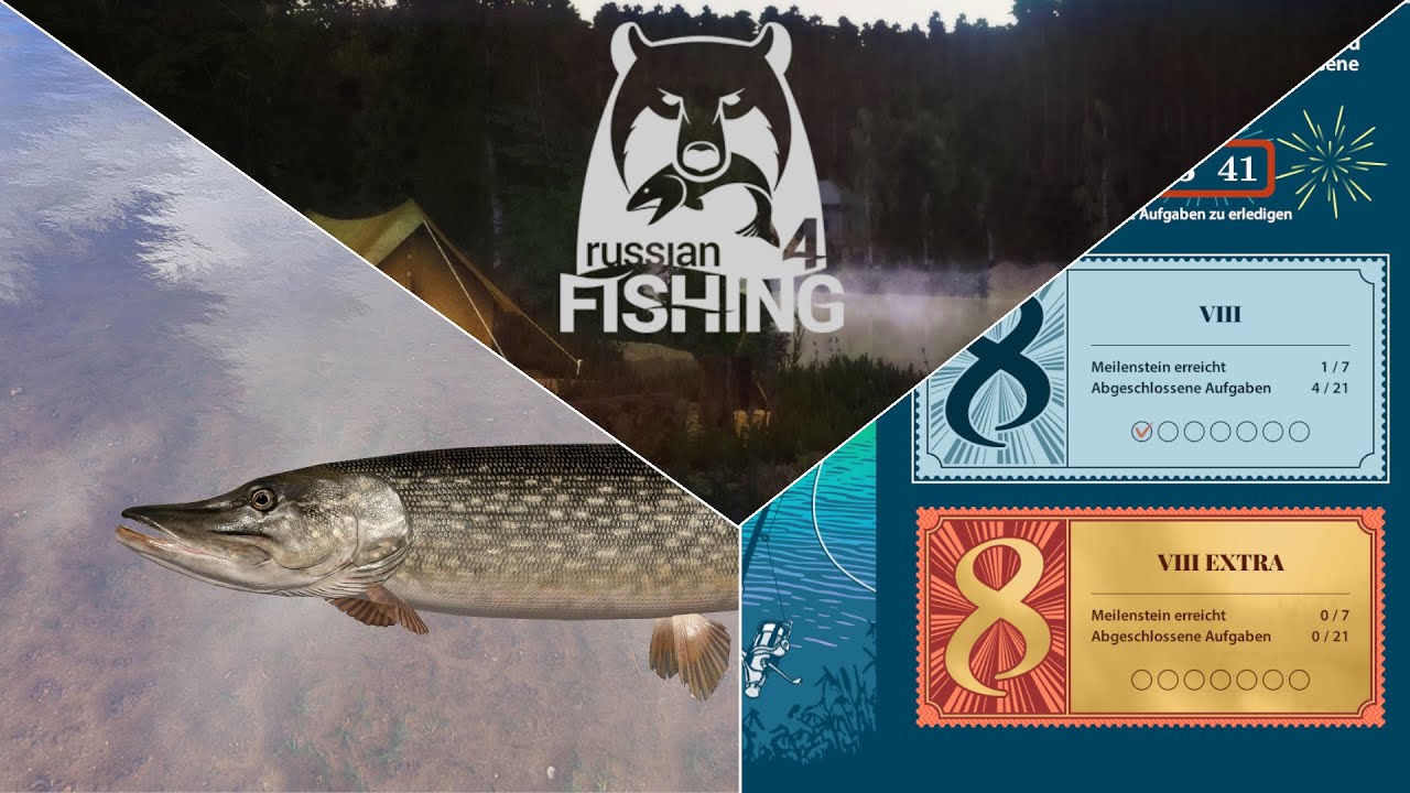 Schleppen auf Hecht für Stufe 7 - Hier geht's! - Jubiläumsevent 2025 | Russian Fishing 4