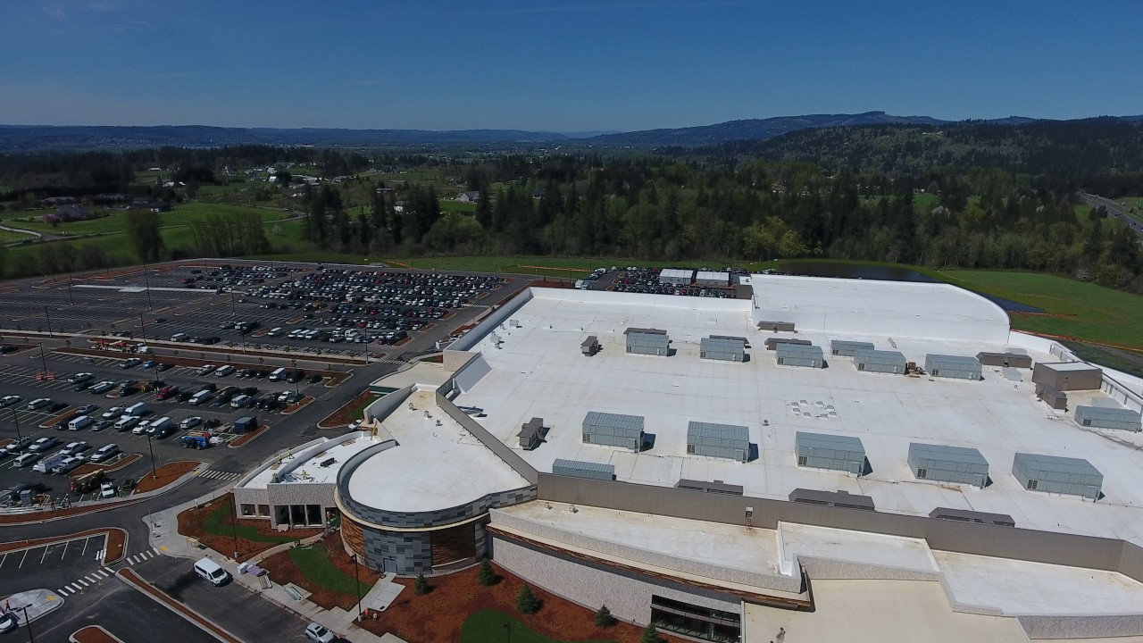 DRONE OVER THE ILANI CASINO - RAW FOOTAGE