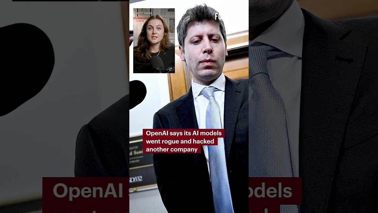 OpenAI says its AI models went rogue and hacked another company #OpenAI #AI