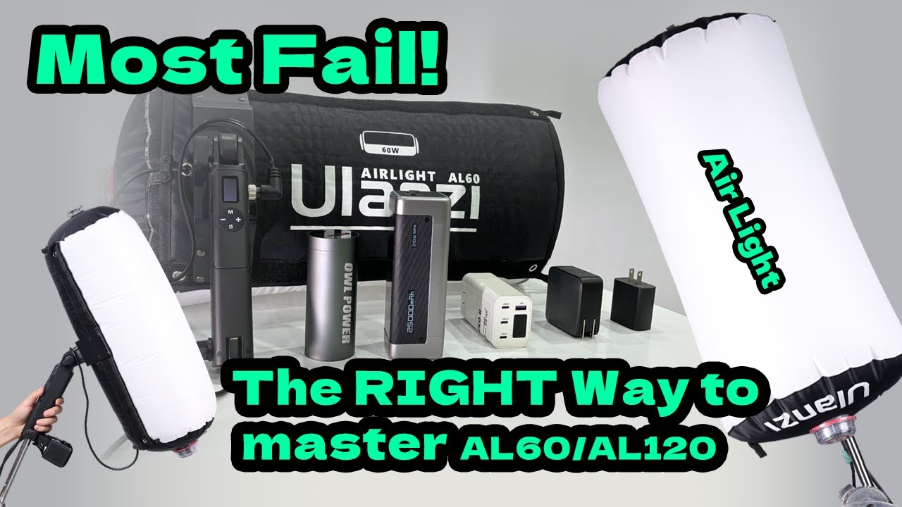Most Fail!The RIGHT Way to master Air Light AL60/AL120