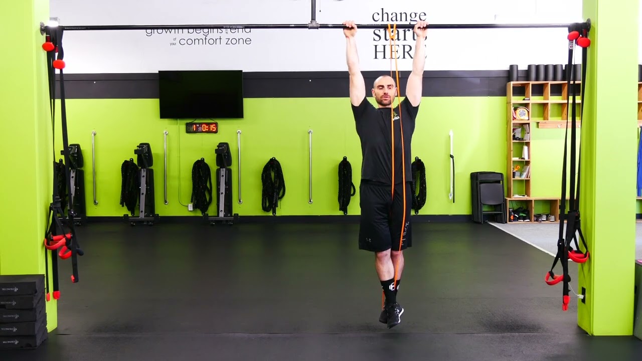 Personal Training Boise I Band Assist Pull Up Demonstration I Kvell Fitness and Nutrition