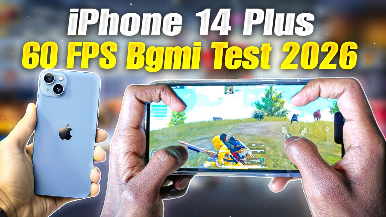 iPhone 14 plus Bgmi Test 2026🔥iPhone 14 plus Bgmi Gameplay iPhone 14 plus Fps Test