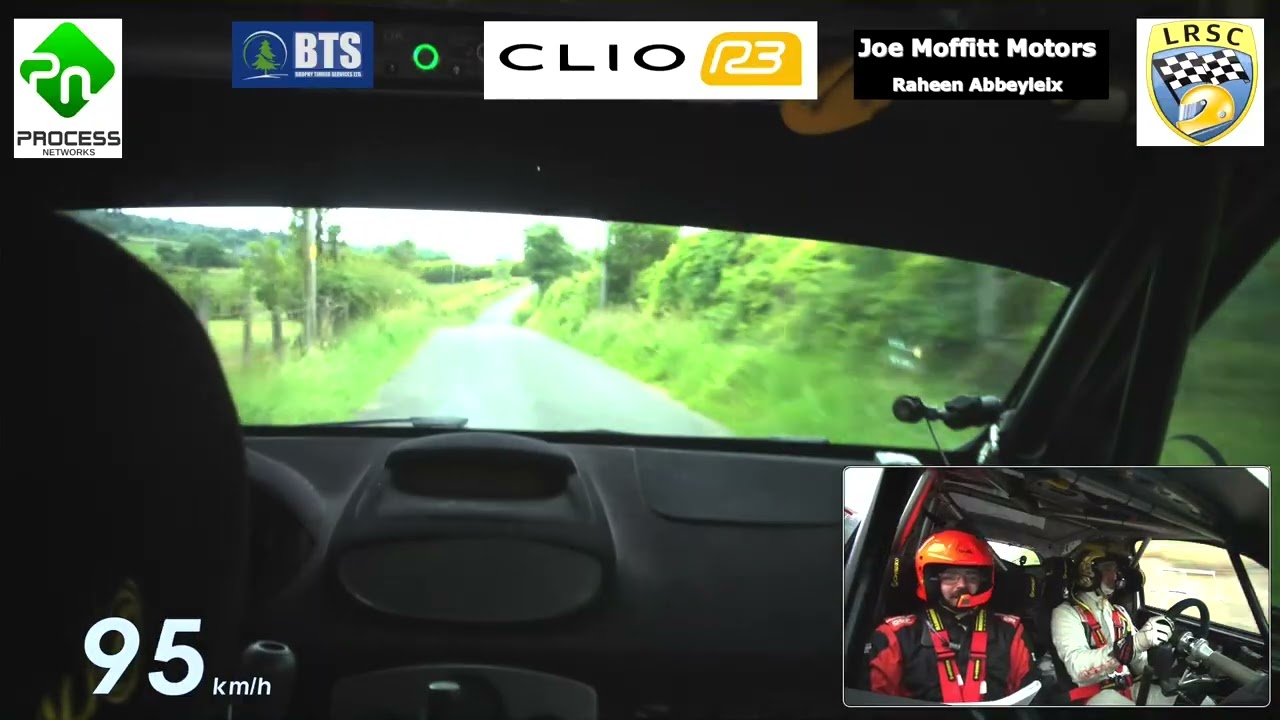 Aaron Maxwell Eddie Moffitt Clio R3 Donegal International rally 2025   Stage 12   Garrygort