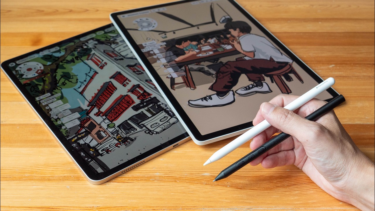iPad Air M4 против MovinkPad Pro 14: что лучше для художников?