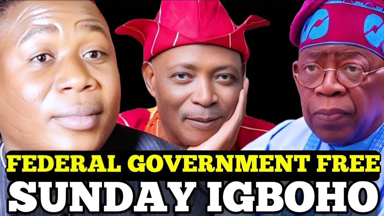 CONGRATULATIONS TO OLOYE SUNDAY IGBOHO. FEDERAL GOVERNMENT LIST BAN ON HIS NAME