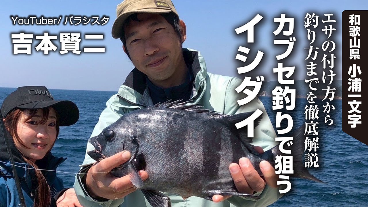 エサの付け方から釣り方までを徹底解説！カブセ釣りで狙うイシダイ