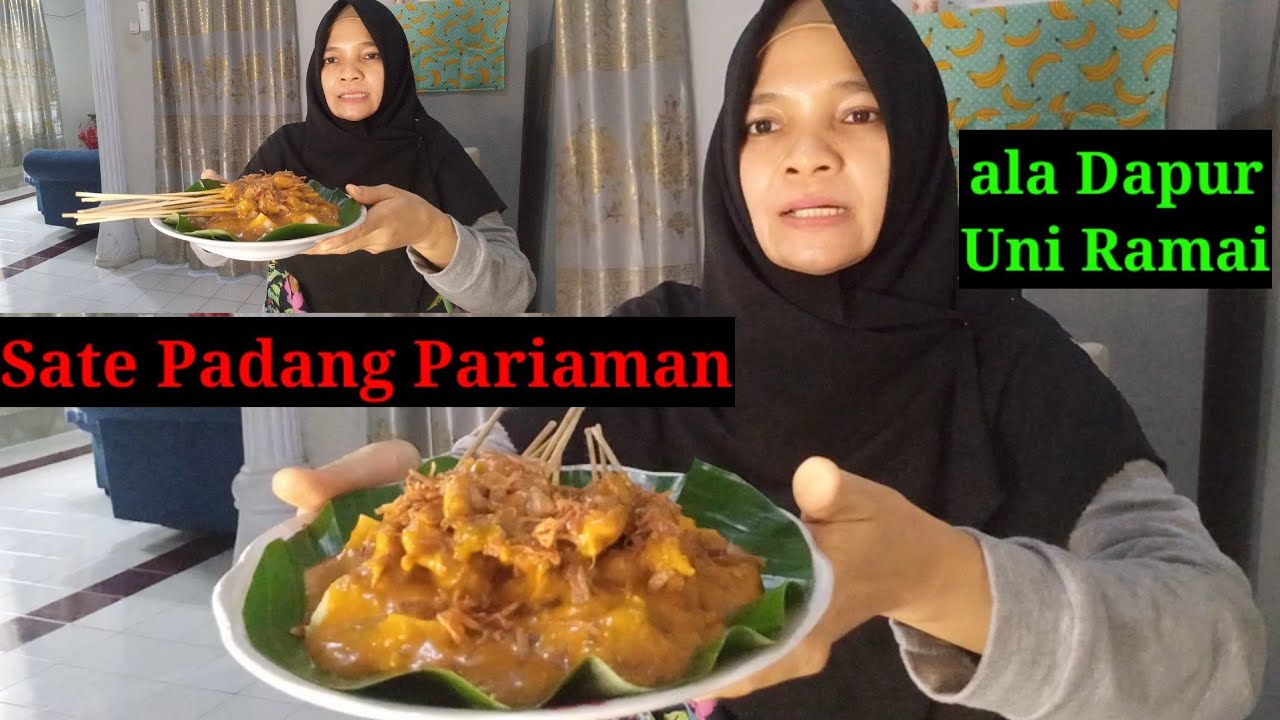 Rerep Sate Padang Pariaman,Ala Dapur Uni Ramai.