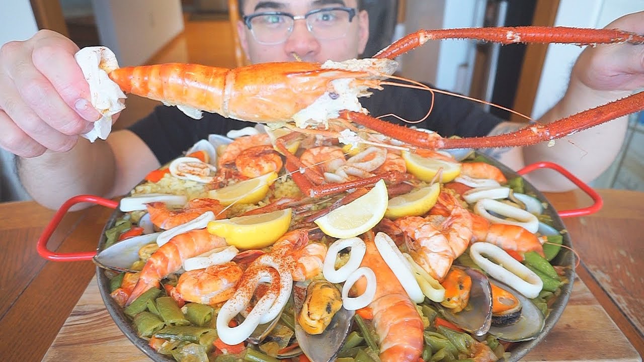 How to cook SEAFOOD PAELLA