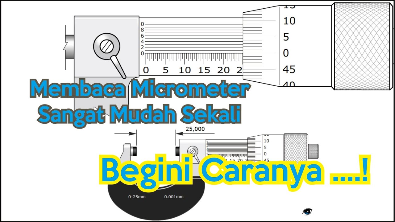 Cara Mudah Membaca Micrometer (Inside, Outside 0,01 mm & 0,001 mm, serta Dept Micrometer)