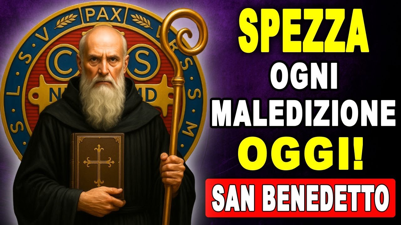 🛑 PREGHIERA URGENTE A SAN BENEDETTO: SBLOCCA I CAMMINI E SPEZZA IL MALE