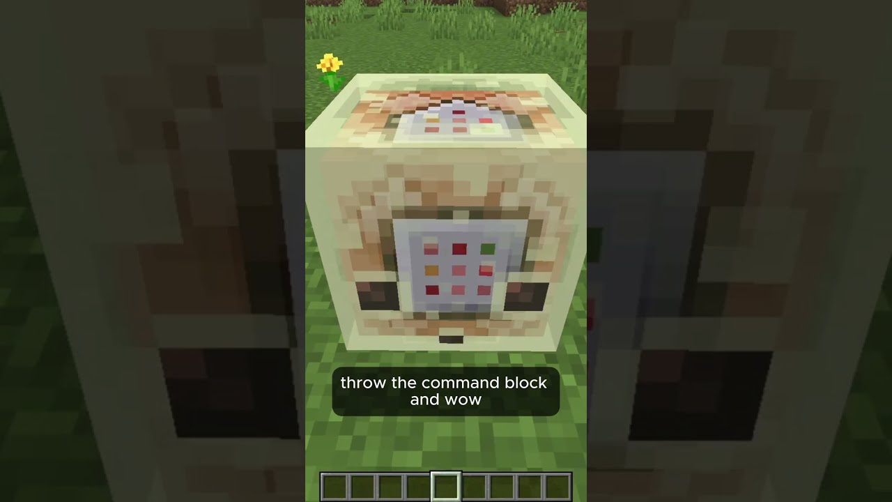Is it true that you can put a command block inside a sulfur cube? #minecraft #minecraftshorts