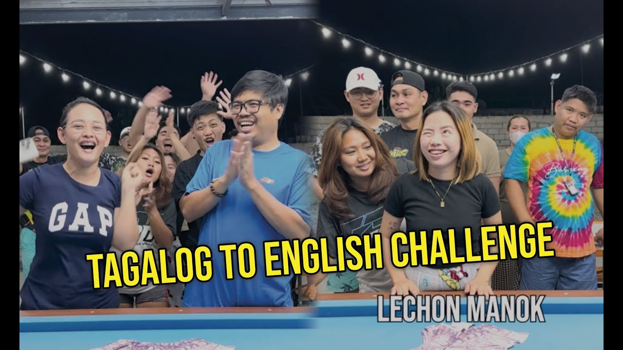 Tagalog to English food challenge #VinFPV