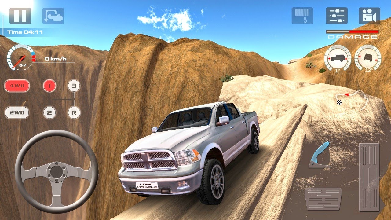 Offroad Drive Desert #4 : Dodge RAM 1500 Level -7! | Offroad Games |
