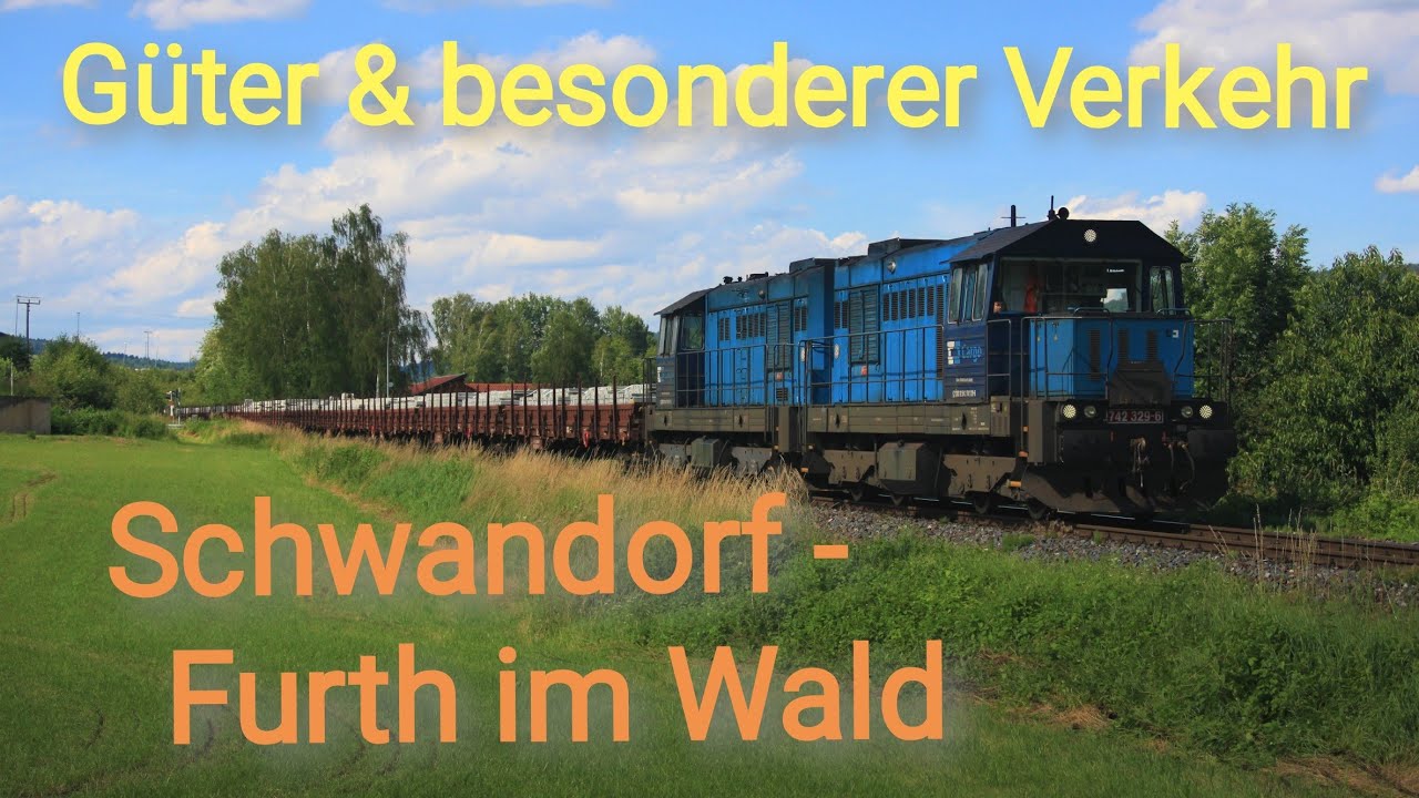 Güter & Besonderer Zugverkehr auf der Strecke Schwandorf - Furth im Wald (-Grenze) #01: 2018