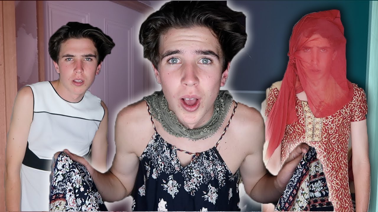 TRYING ON MY MUM'S CLOTHES!