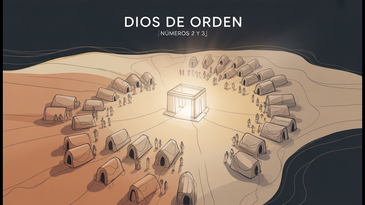 Números 2; 3:1-13 | El Orden de Dios en el Desierto | Serie Libro de Números - Parte 3