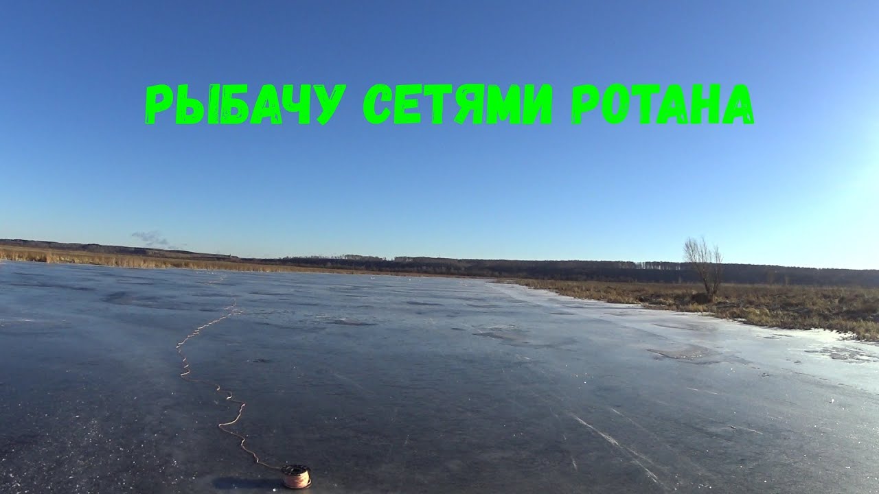 Рыбачу сетями Ротана