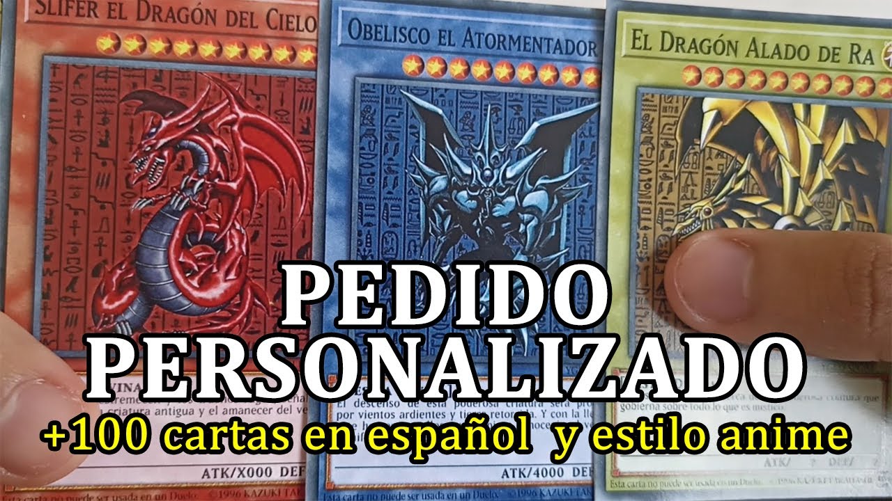 Yugioh Pedido Personalizado (ESTILO ANIME y ESPAÑOL) - Cartas Yugioh Colombia