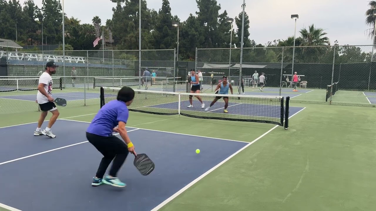 Losing to old people in pickleball