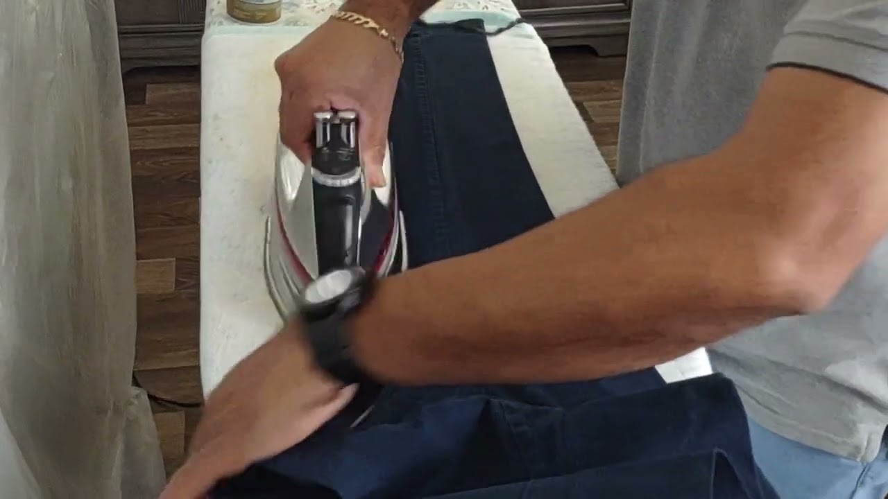how to ironing a pant