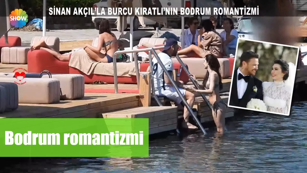 Sinan Akçıl ve Burcu Kıratlı'nın Bodrum romantizmi
