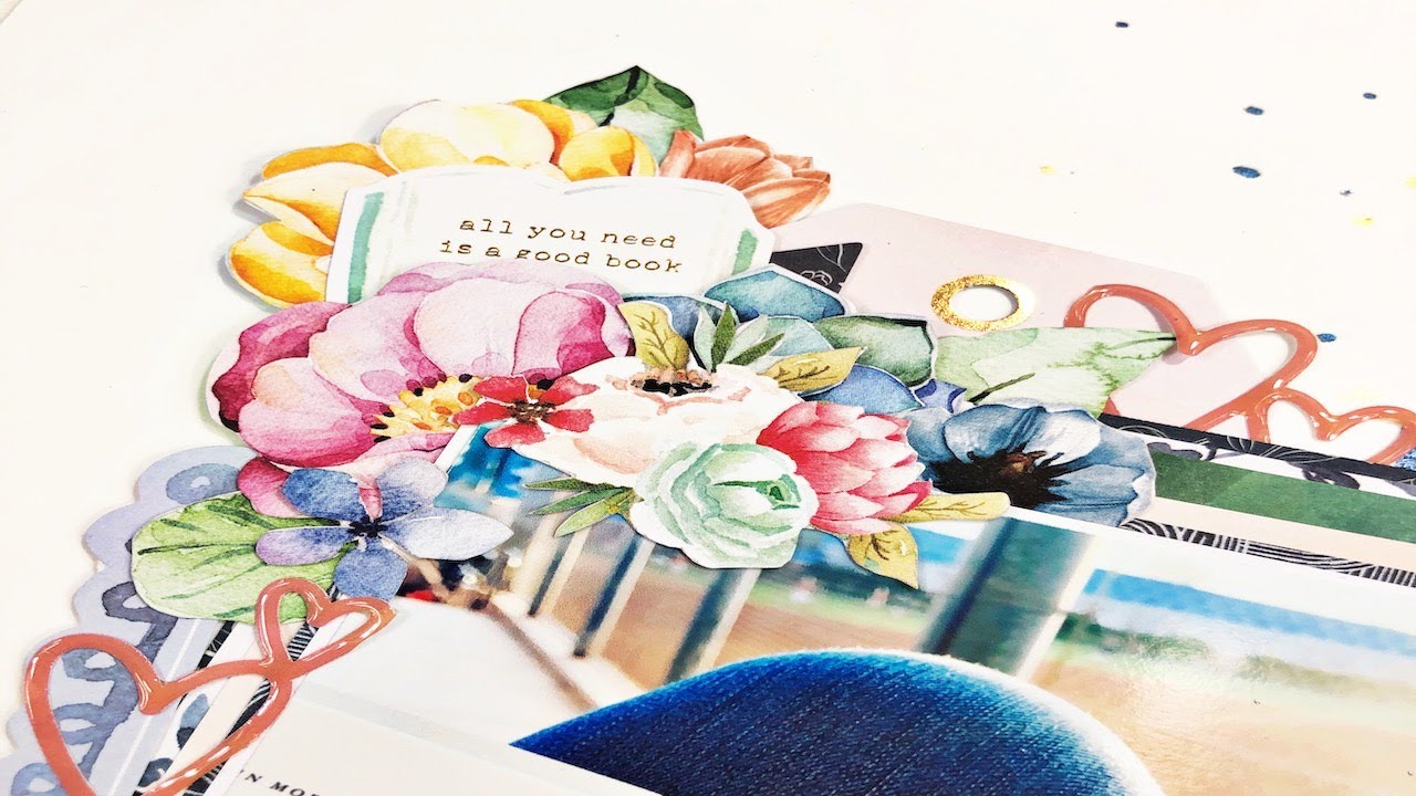 Scrapbooking Process Video: Joyful (Off the Board)