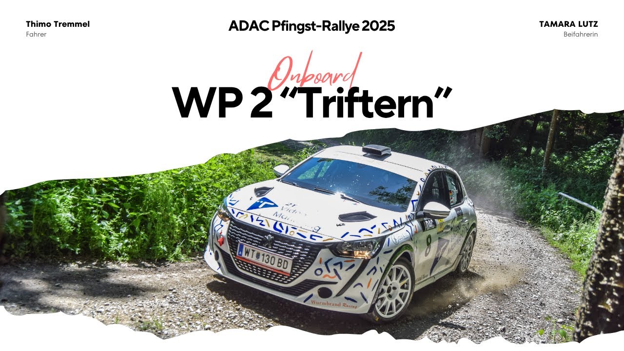 Onboard ADAC Pfingst-Rallye WP 2 