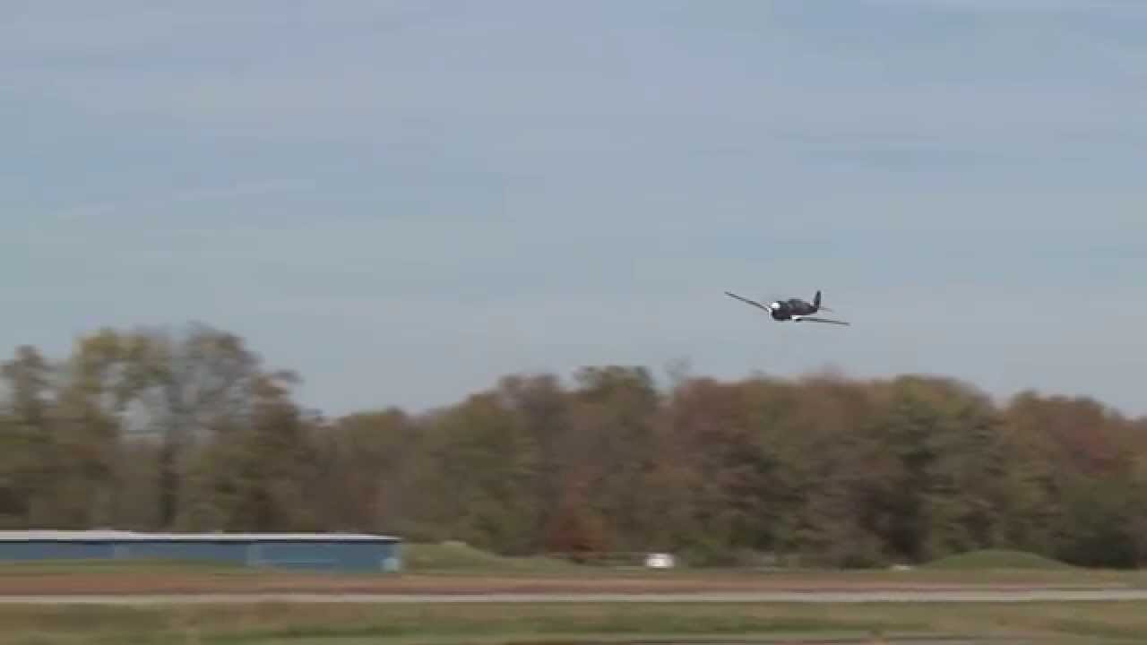 P-40 Warhawk Fly By