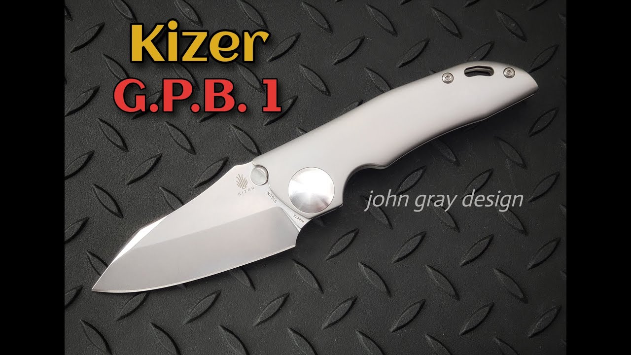 Kizer John Gray GPB1:  Monster Tactical Folder Blade to Use and Impress!