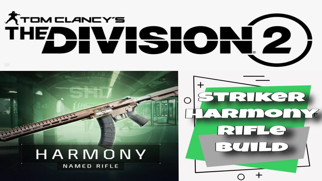 Harmony DPS Build | The Division 2 Striker Gear Set