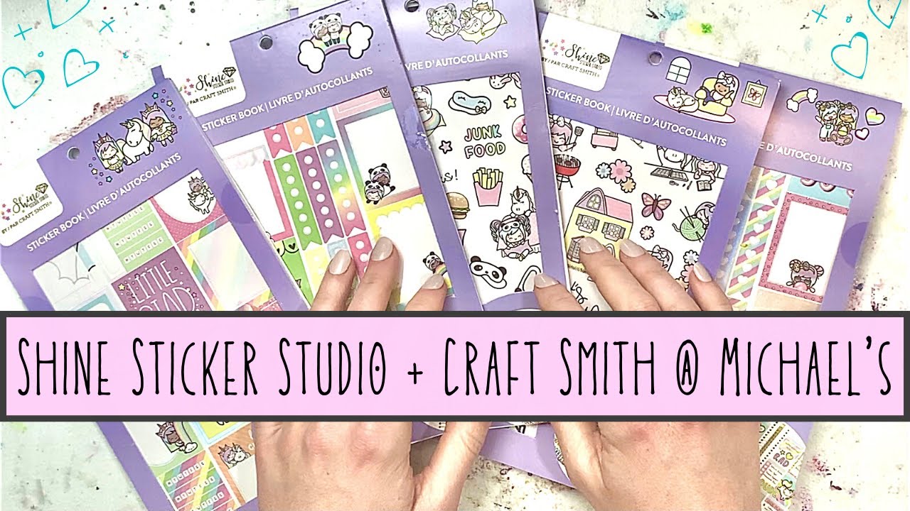 Shine Sticker Studio + Craft Smith Co. Collab @ Michael's Craft Stores | Sticker Book Flip Through