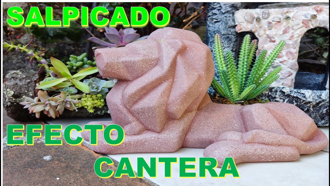 Técnica de SALPICADO (EFECTO PIEDRA CANTERA) en CERÁMICA |Tutorial| Manualidades fáciles para vender