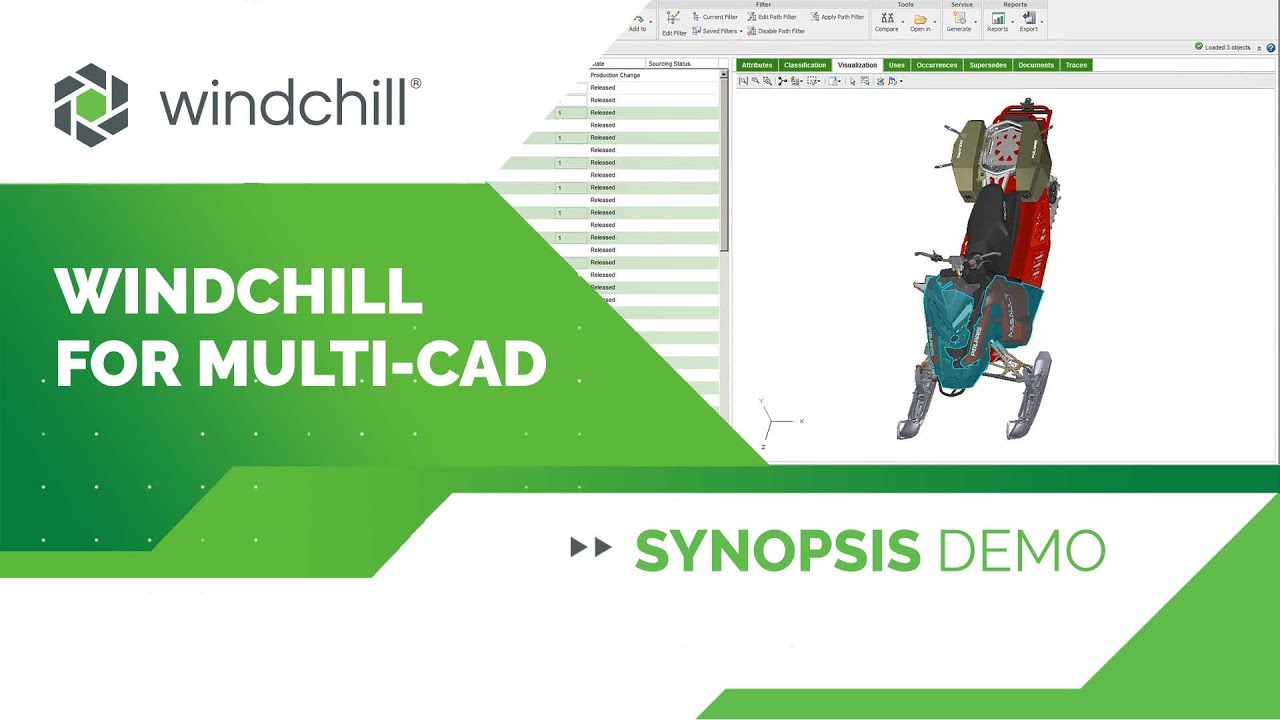 Windchill for Multi-CAD Product Data Management