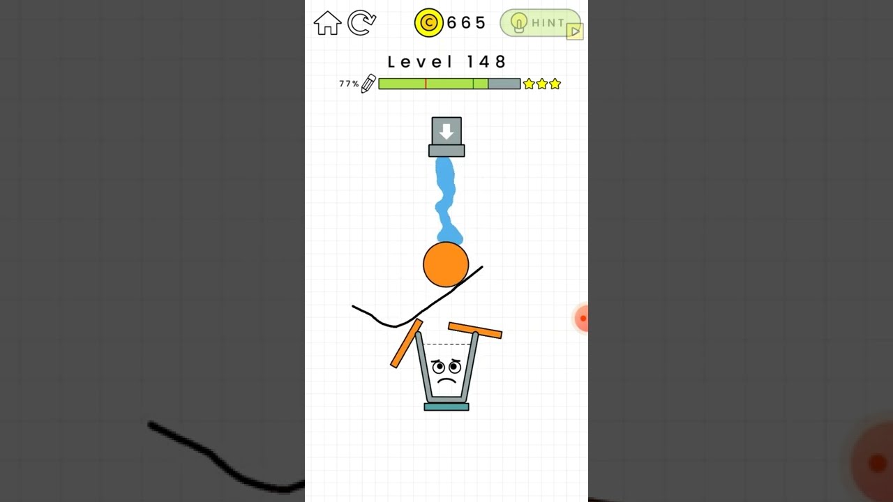 Happy Glass Levels 148 (3 Stars) #shorts