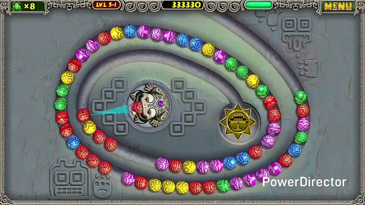 Zuma Deluxe Widescreen v1.0 (HD) Level 5-1