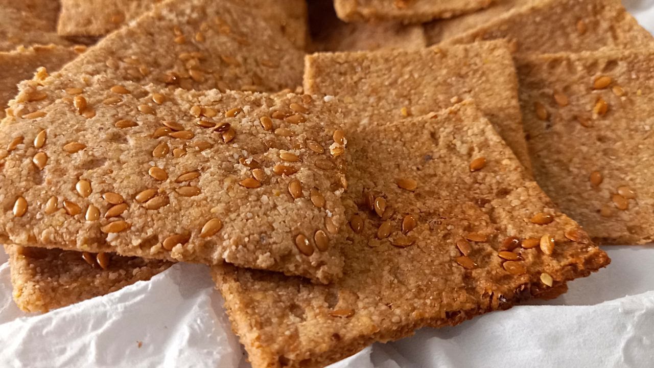 Crackers de Avena y Semillas de Lino. Veganas y Saludables RECETAS DE GRI