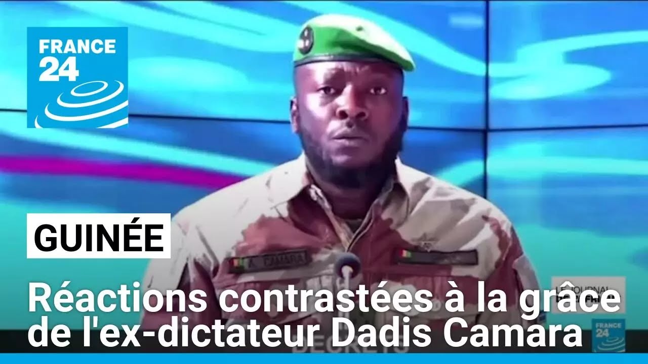 En Guinée, des réactions contrastées après la grâce surprise de l'ex-dictateur Dadis Camara