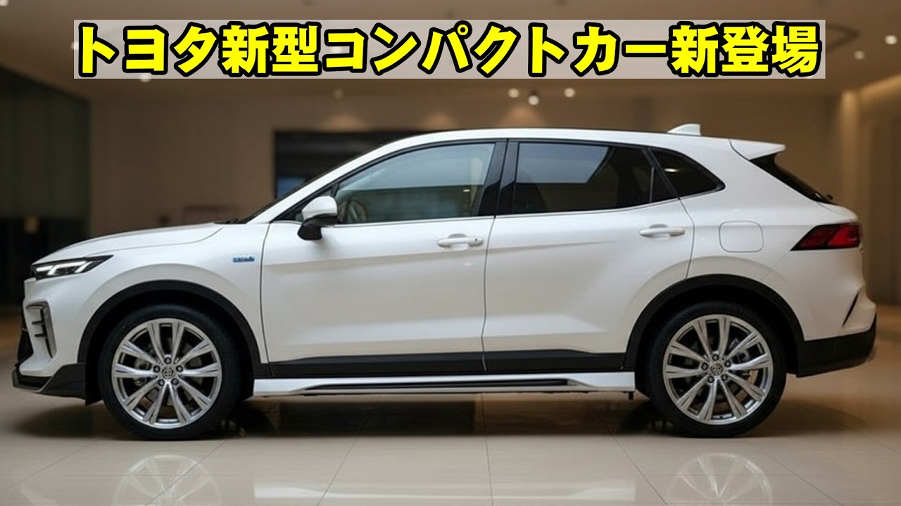 トヨタ新型コンパクトカー新登場、驚愕の新エンジンと高級内装！燃費33.0km/Lで170馬力、バケモノ級な理由！